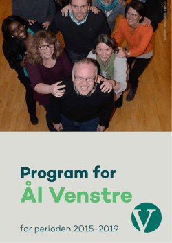 Program for Ål Venstre