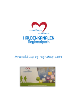 Regionalpark Haldenkanalen – årsmelding og regnskap 2014