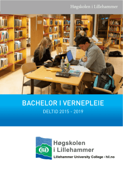 BACHELOR I VERNEPLEIE - Høgskolen i Lillehammer