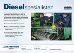 Diesel spesialisten - Lønsethagen Elektro
