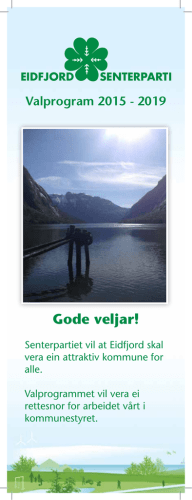 Senterpartiet - Eidfjord kommune