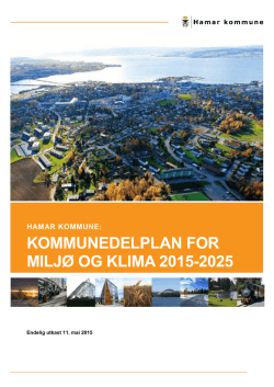 kommunedelplan for miljø og klima 2015-2025