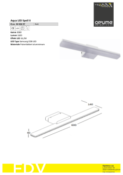 Aqua LED Speil II