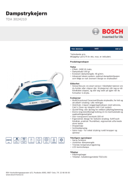 Bosch TDA 3024210