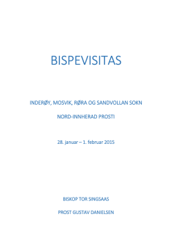 BISPEVISITAS - Inderøy kommune