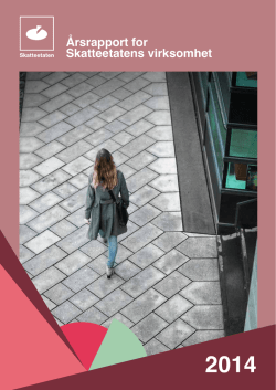 &Aring;rsrapport 2014 - Regjeringen.no