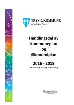 Handlingsdel av kommuneplan og Økonomiplan