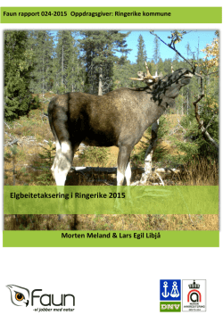 Faun rapport 024-2015 Elgbeitetaksering i