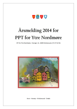 Årsmelding 2014 for PPT for Ytre Nordmøre