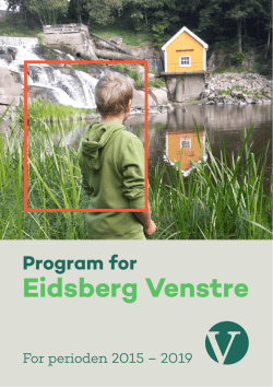 Program for Eidsberg Venstre