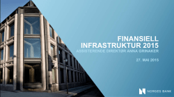 Finansiell infrastruktur 2015