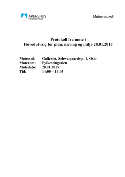 Protokoll - Akershus fylkeskommune
