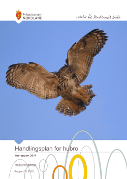 Handlingsplan for hubro - årsrapport 2014