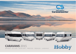 CARAVANS 2015 - Sørlandets Caravansenter