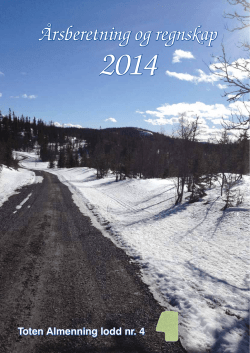 Årsberetning 2014