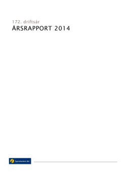 Årsrapport 2014 - Sparebanken Øst