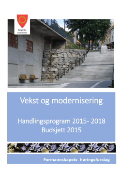 Handlingsprogram 2015 - 2018 Budsjett 2015