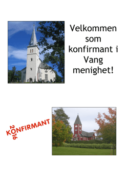Nå er det snart din tur - Hamar kirkelige fellesråd