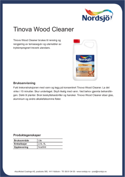 Tinova Wood Cleaner