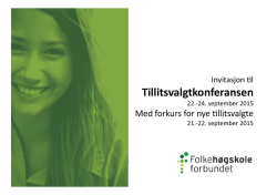 2015 09 Tillitsvalgtkonferansen invitasjon.pub