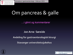 Pancrea galle - Legeforeningen