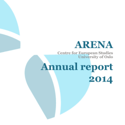 ARENA Annual report 2014