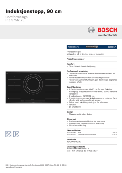 Bosch PIZ 975N17E