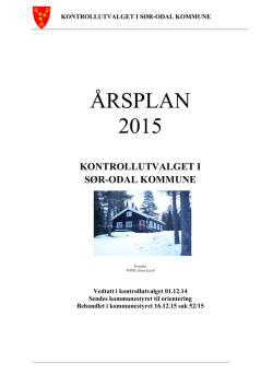 ÅRSPLAN 2015 - Glåmdal sekretariat IKS