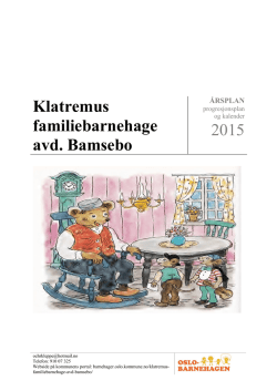 Last Ned PDF - Oslo Barnehagen