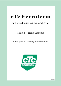 cTc Ferroterm - CTC Ferrofil