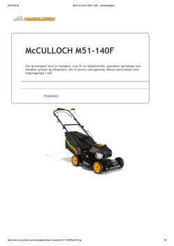 McCULLOCH M51‐140F