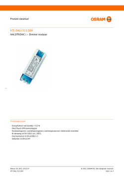 HTI DALI 315 DIM - function Products AS
