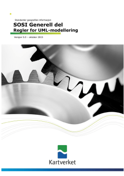 SOSI-standard del 1 Regler for UML-modellering
