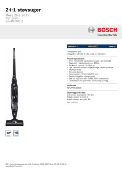 Bosch BBHMOVE 2