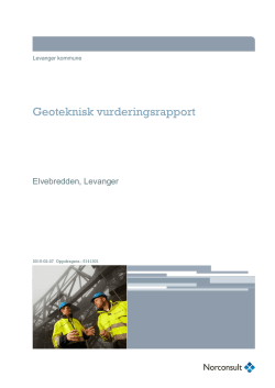 Geoteknisk rapport