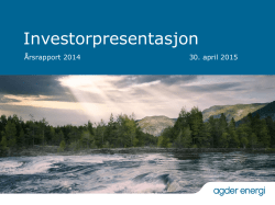 AE Investor presentasjon 2014