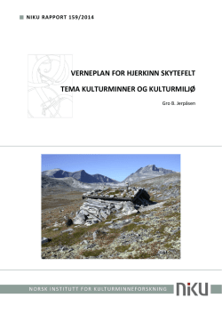 Verneplan for Hjerkinn skytefelt, tema