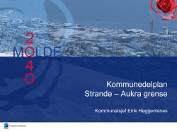 Kommunedelplan Strande – Aukra grense