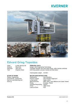 Edvard Grieg Topsides