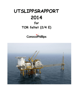 TOR 2014 - Norsk olje og gass