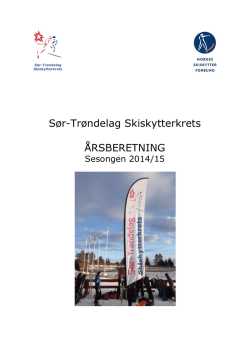 Årsberetning STSSK 2014/2015 290415(2 8 0kb)
