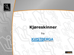 Presentasjon Kjøreskinner fra Kvistberga (Norsk)