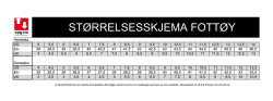 Størrelsesskjema Fottøy.xlsx