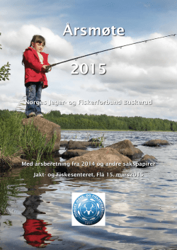 Årsmøte 2015 - Norges Jeger