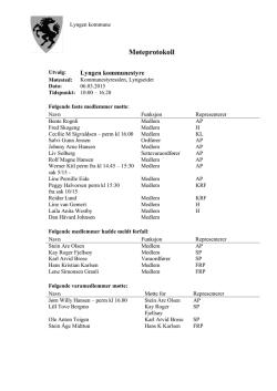 Lyngen kommune - CustomPublish AS