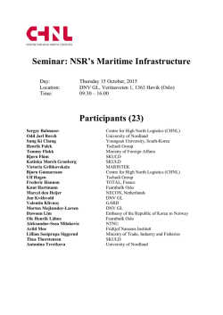 Seminar: NSR`s Maritime Infrastructure Participants (23)