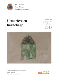 Utmarkveien barnehage 2015