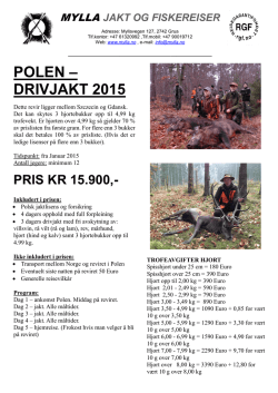 Drivjakt Poland _January_3 stags 2015