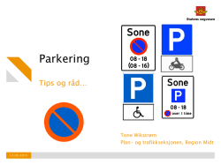 Parkering Statens vegvesen