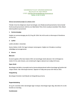 Referat samarbeidsutvalget okt 2015